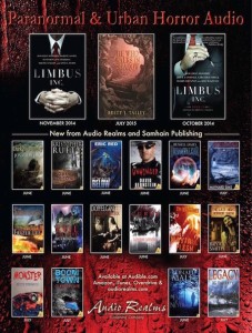 Publisher's Weekly inside cover featuring Audio Realms and Samhain Publishing
