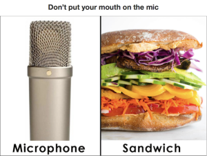 Microphone vs Sandwich